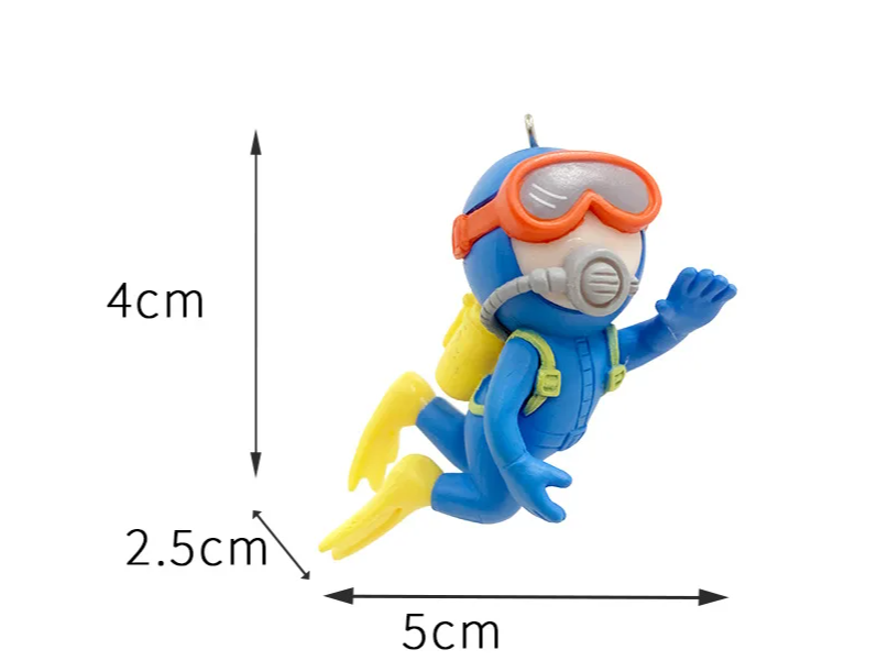 AquaFloat Schwimmender Taucher Aquarium Dekoration