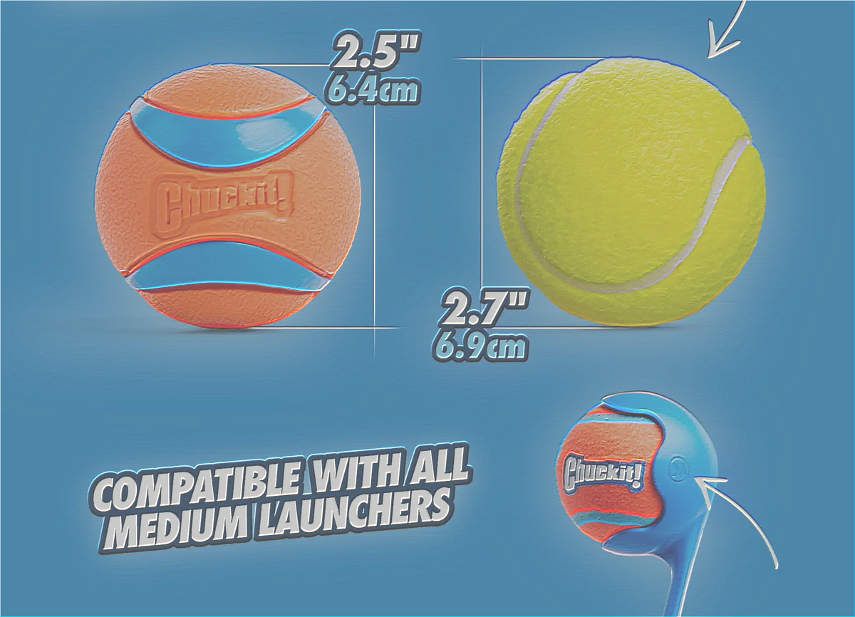 Chuckit UltraBounce Spielball – Kleiner Hüpfball für Hunde