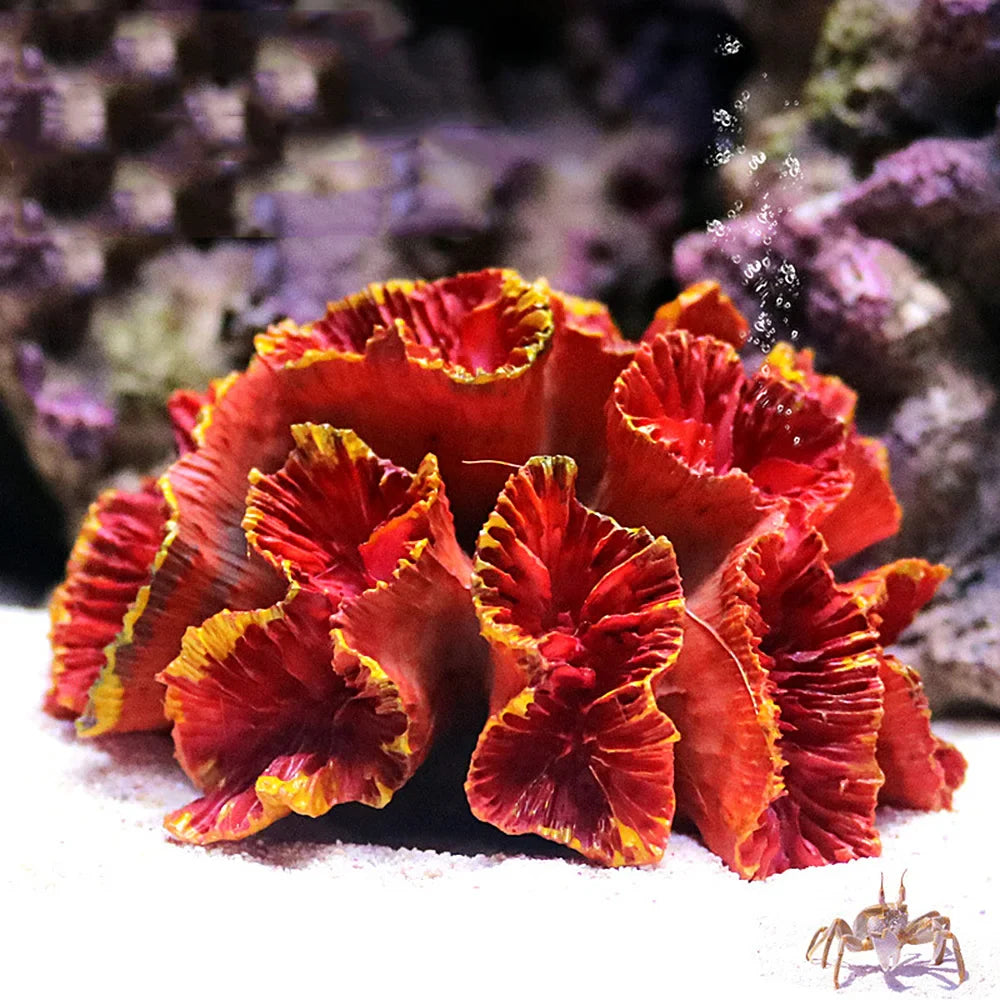 Korallenriff-Aquarienornament aus Harz