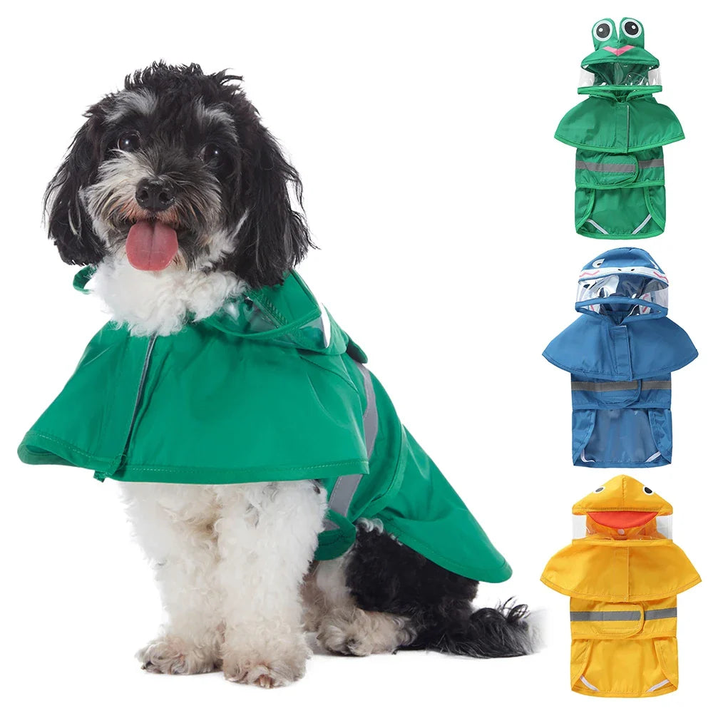 RainPaw ReflectaHood Hunderegenmantel