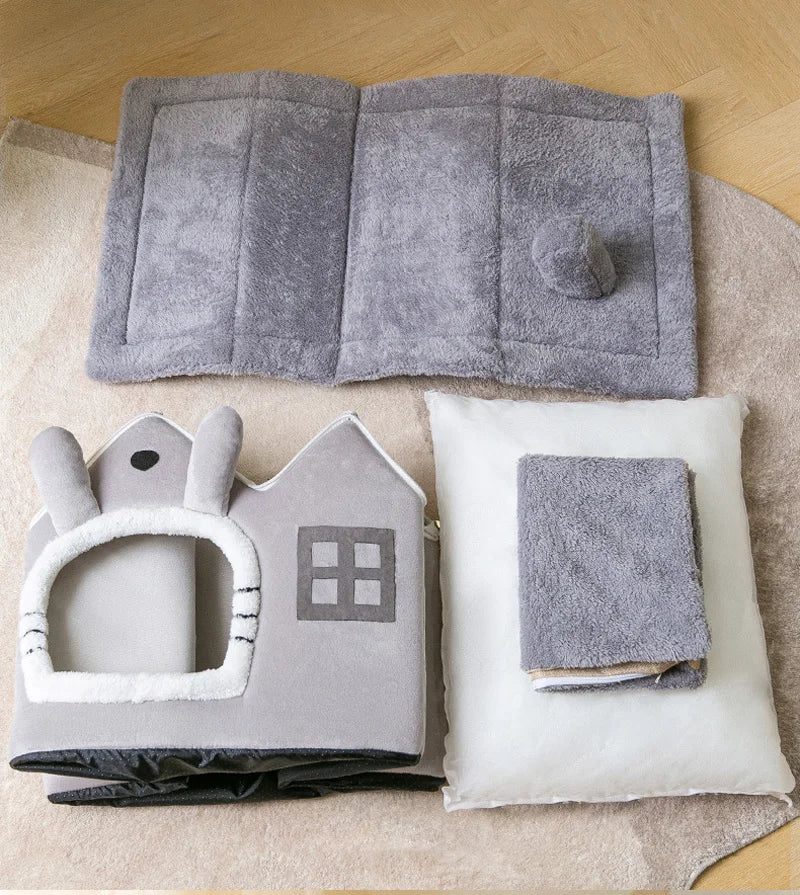 CosyFold Faltbares Hunde- & Katzenhaus