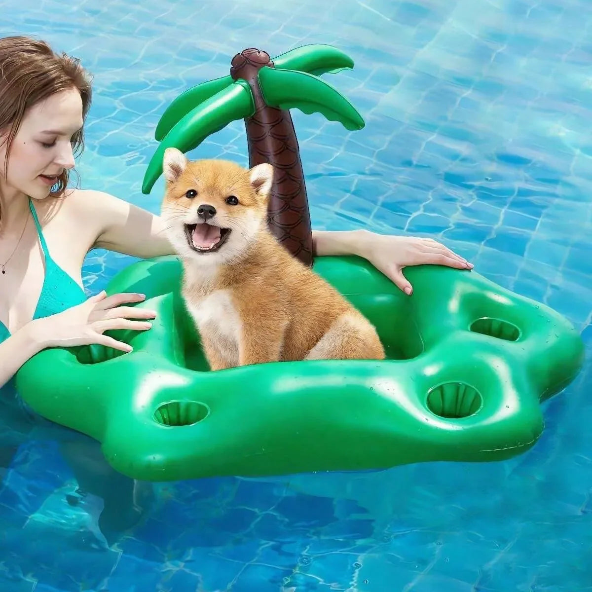 AQUAFLOAT Hunde-Pool-Schwimmhilfe