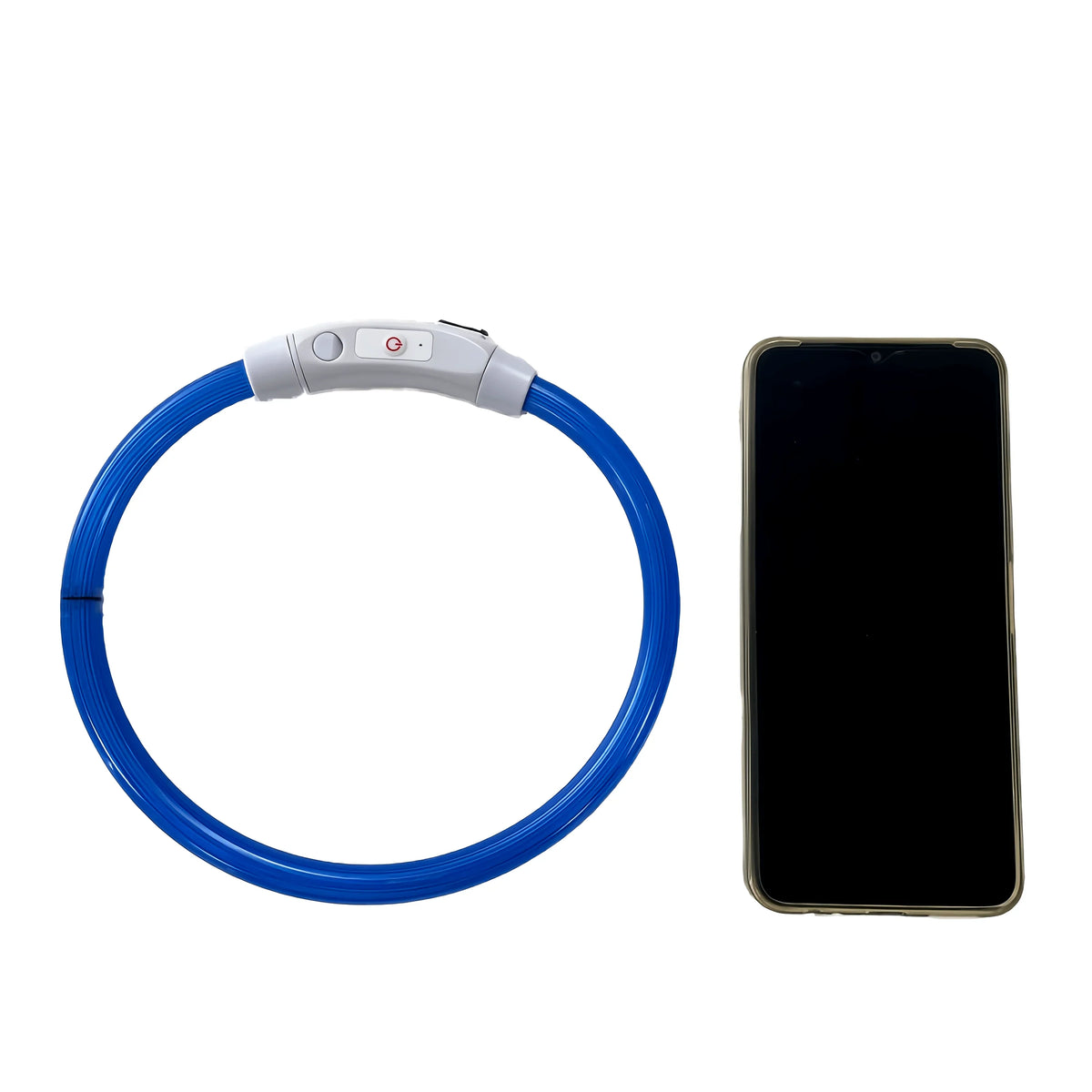 GlowGuard LED-Sicherheitshalsband für Hunde – USB-aufladbar & reflektierend