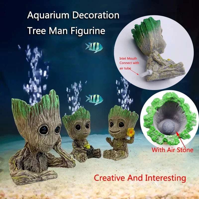 Baumann-Aquarium-Figur