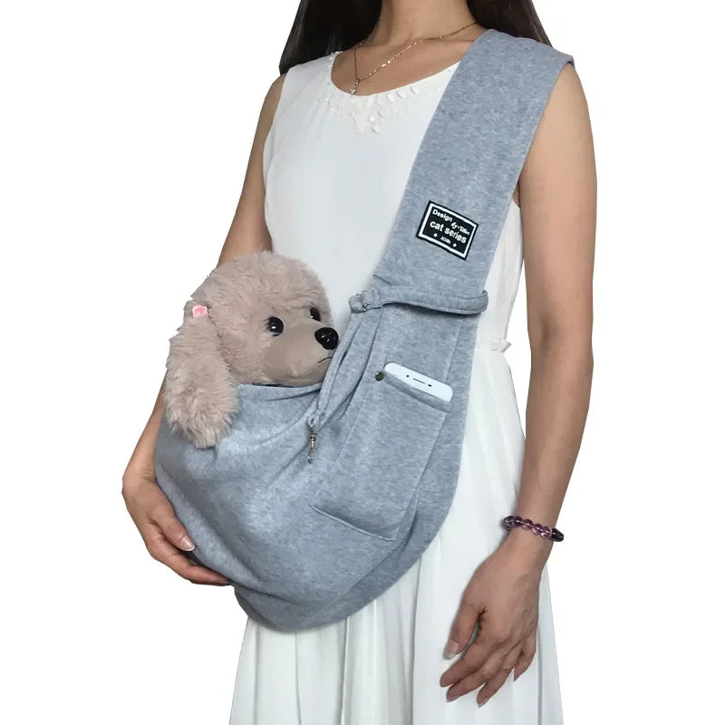 Kleine Haustiertransportbox aus Polyester – Tragetasche mit Aufbewahrungsfach