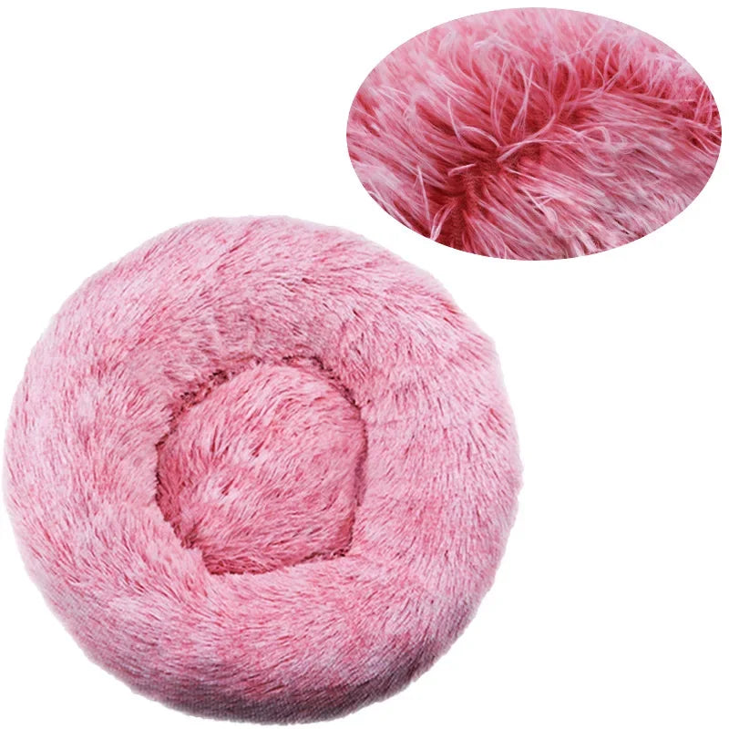 SnugNest Luxus-Rundbett für Haustiere