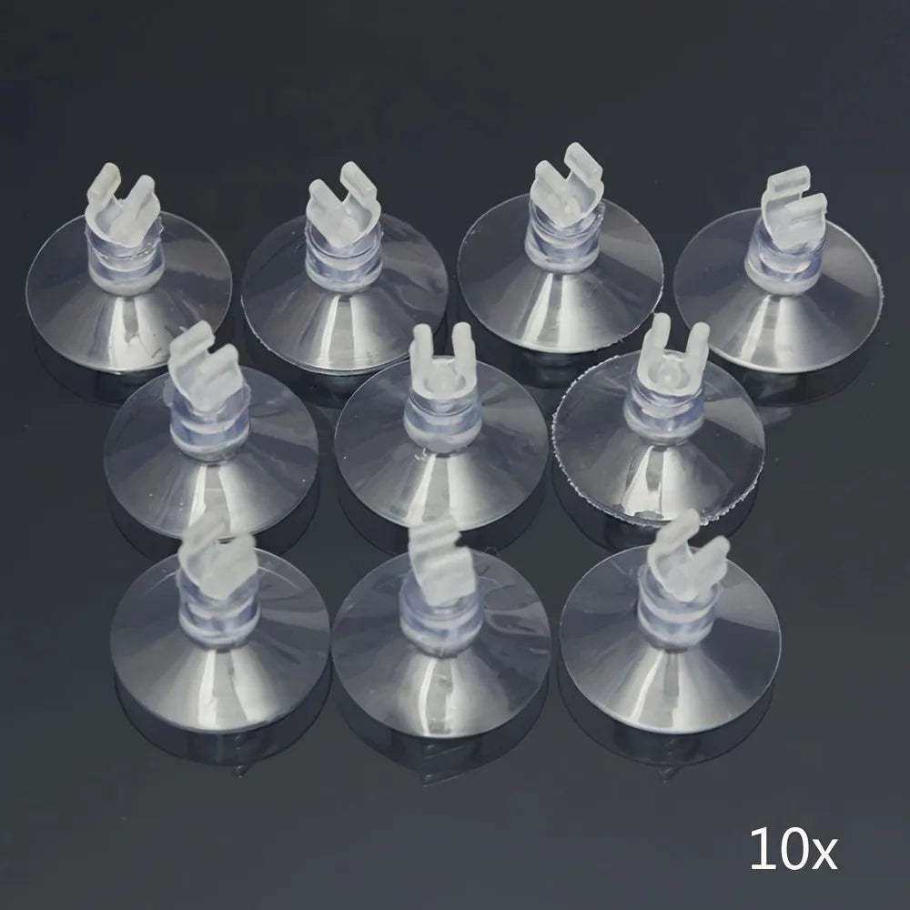AquaGrip Set mit 10 Gummisaugnäpfen für Aquarien