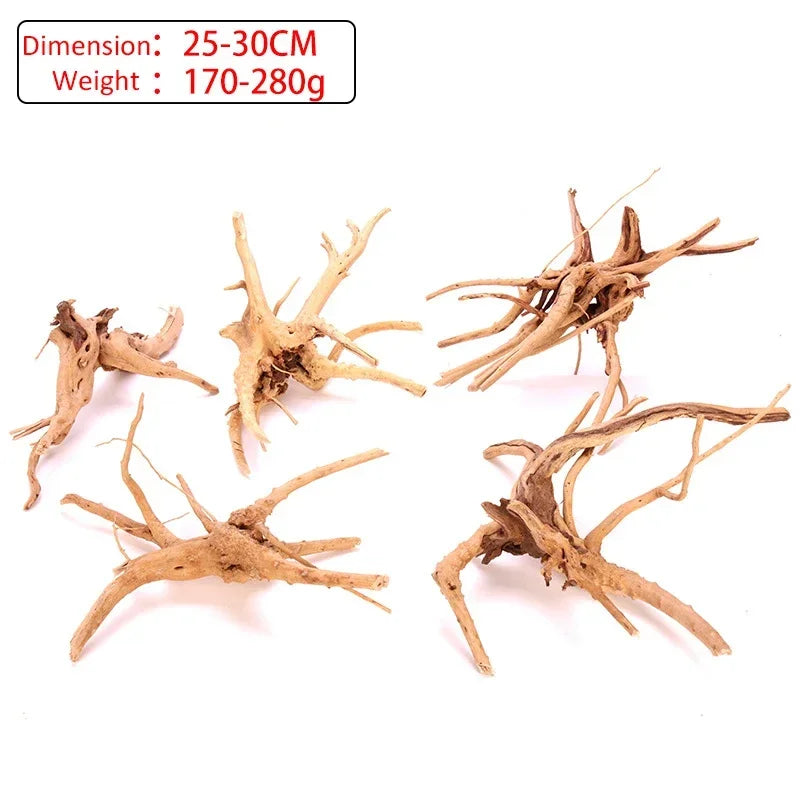 Aquarium-Ornament aus Holz