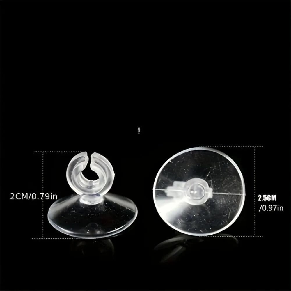 AquaGrip Set mit 10 Gummisaugnäpfen für Aquarien