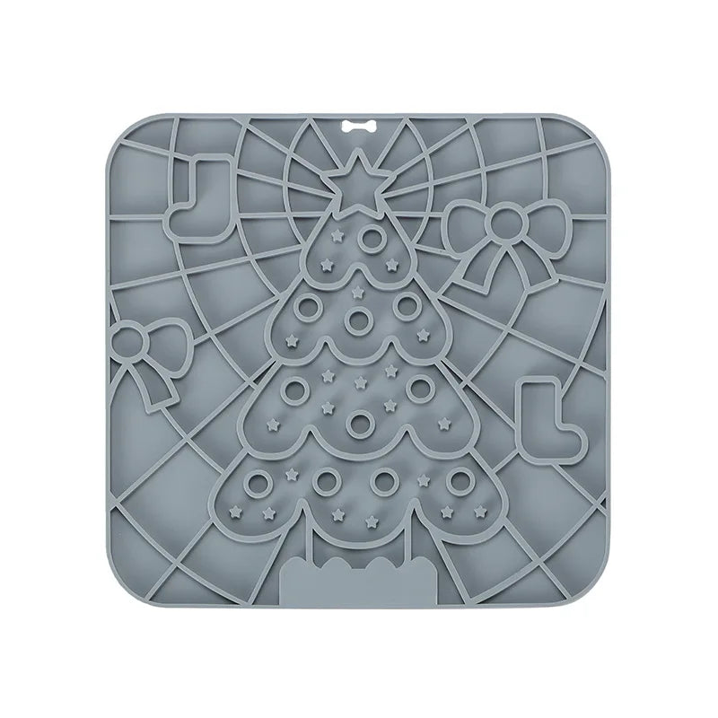 Silikon-Leckmatte für Hunde– Slow Feeder & Badafleiding, 25×15 cm