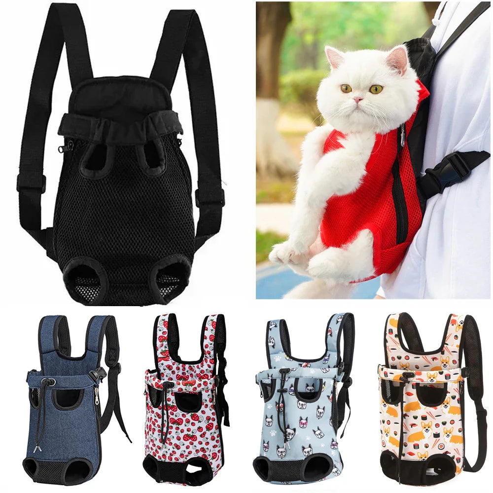 Erweiterbarer Reiserucksack für Katzen – Atmungsaktives Nylon