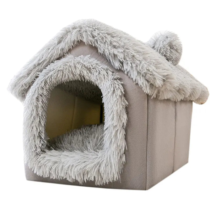 Hundebox, weich und waschbar – Grau, für den Innenbereich