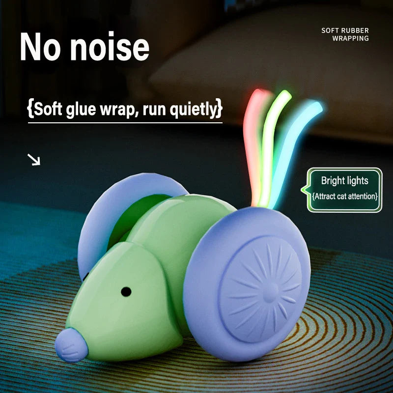 Interaktive elektrische Katzenmaus – USB-aufladbar, BPA-frei