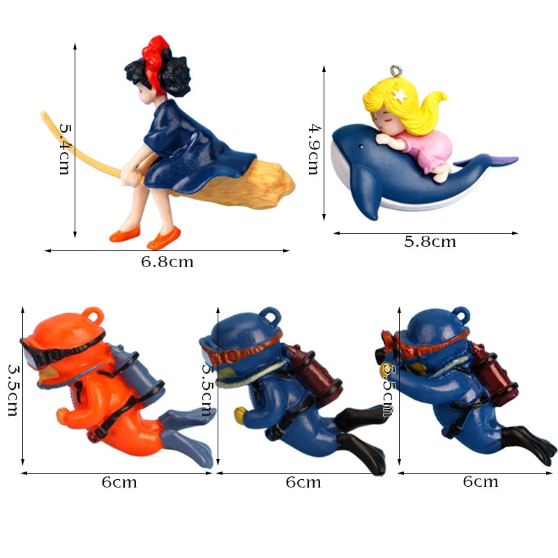 Cartoon-Aquarium-Dekoration Mini-Taucher