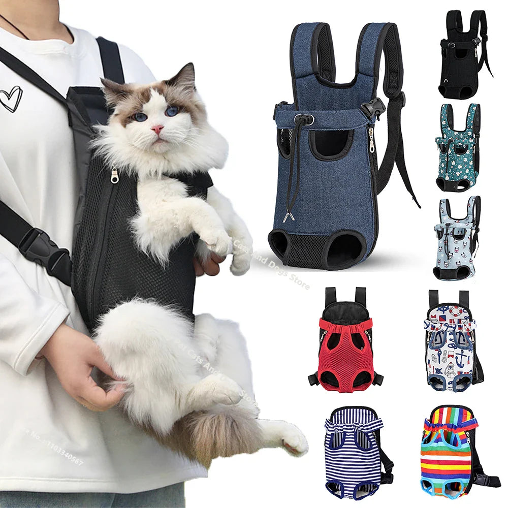 Erweiterbarer Reiserucksack für Katzen – Atmungsaktives Nylon