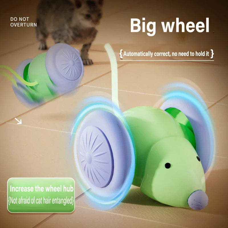 Interaktive elektrische Katzenmaus – USB-aufladbar, BPA-frei