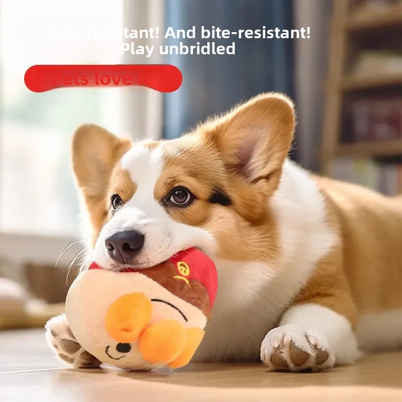 Interaktives, per USB aufladbares Hundespielzeug – Plüschball 15 cm