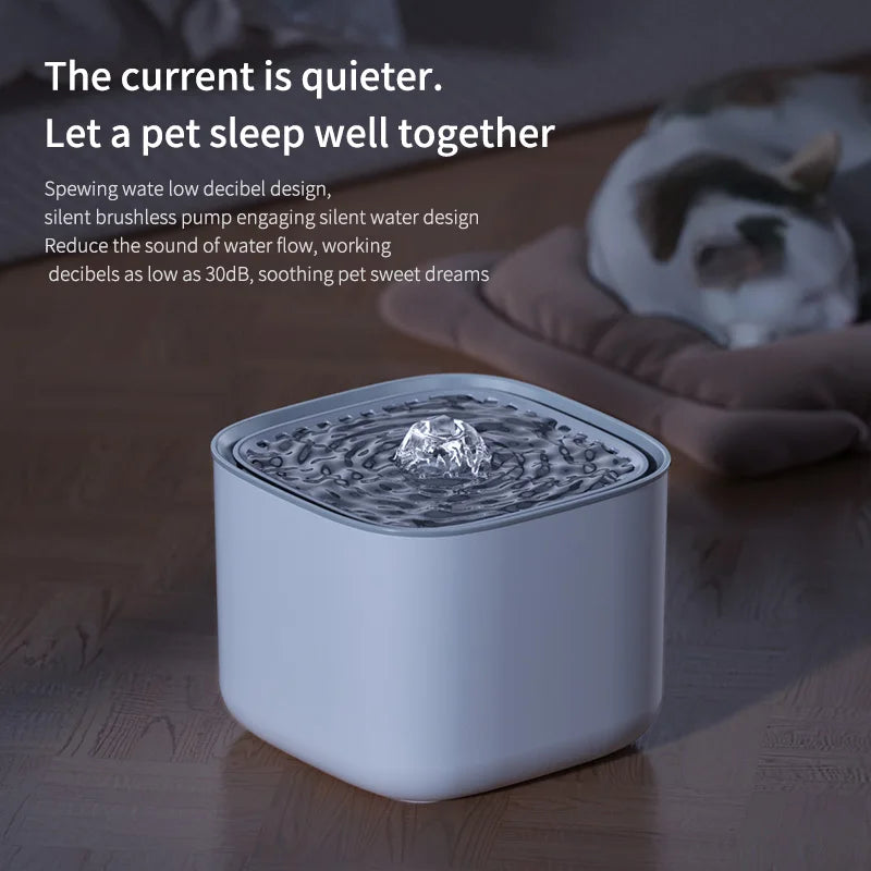 Kattenfontein 3L Stil BPA-frei – mit 4-Liter-Filtersystem