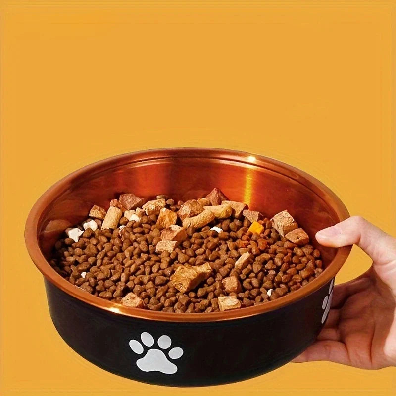 Futternapf aus Edelstahl für Hunde und Katzen – rutschfest, rostfrei