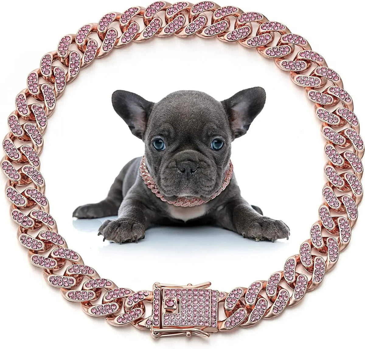GlamPaw Diamant-Kubanische Gliederkette