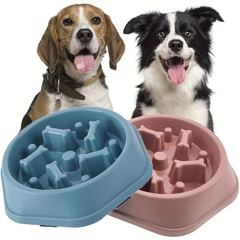 Fressnapf mit Anti-Schlingen-Funktion – BPA-freier Kunststoff, Ø 20 cm, Blau