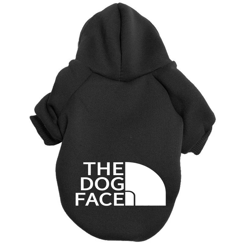 Wärmender Hundehoodie zum Öffnen