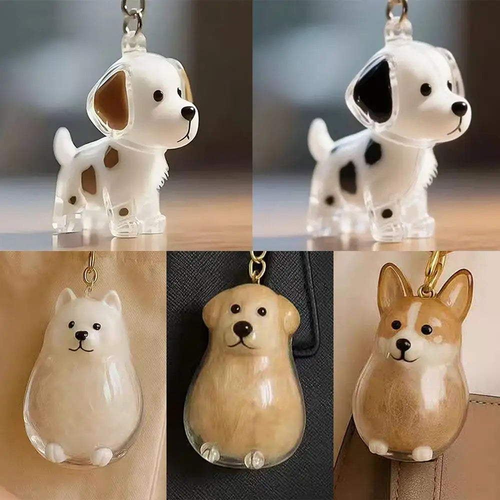 MemoriPaw Schlüsselanhänger zur Aufbewahrung von Hundehaaren