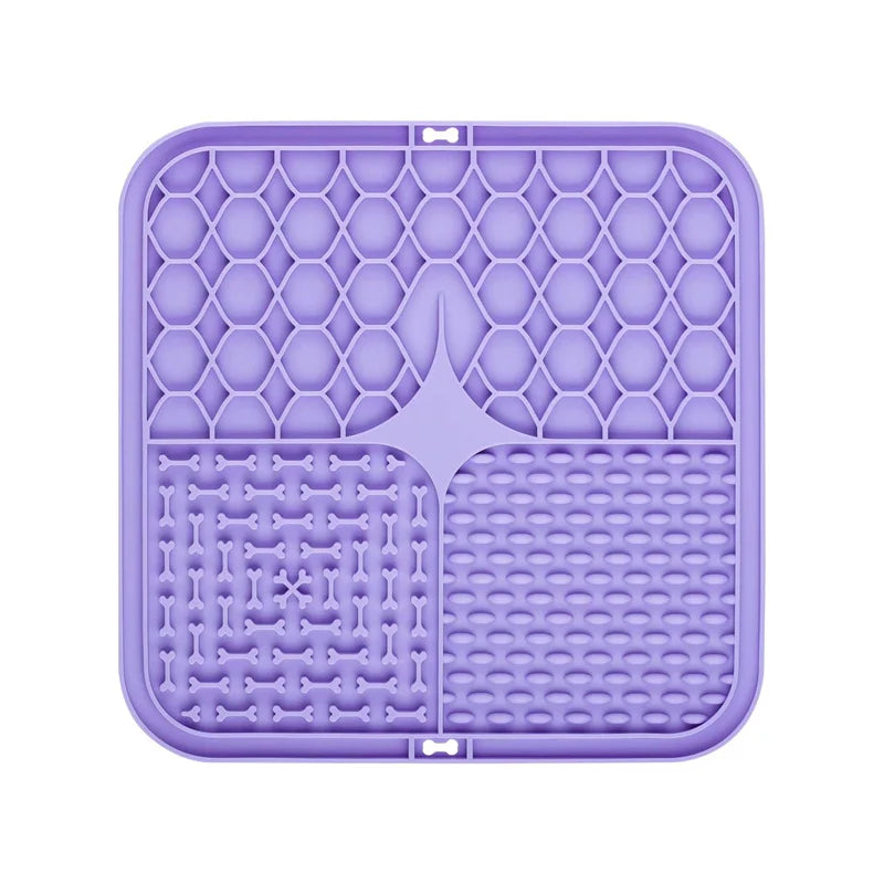 Silikon-Leckmatte für Hunde– Slow Feeder & Badafleiding, 25×15 cm