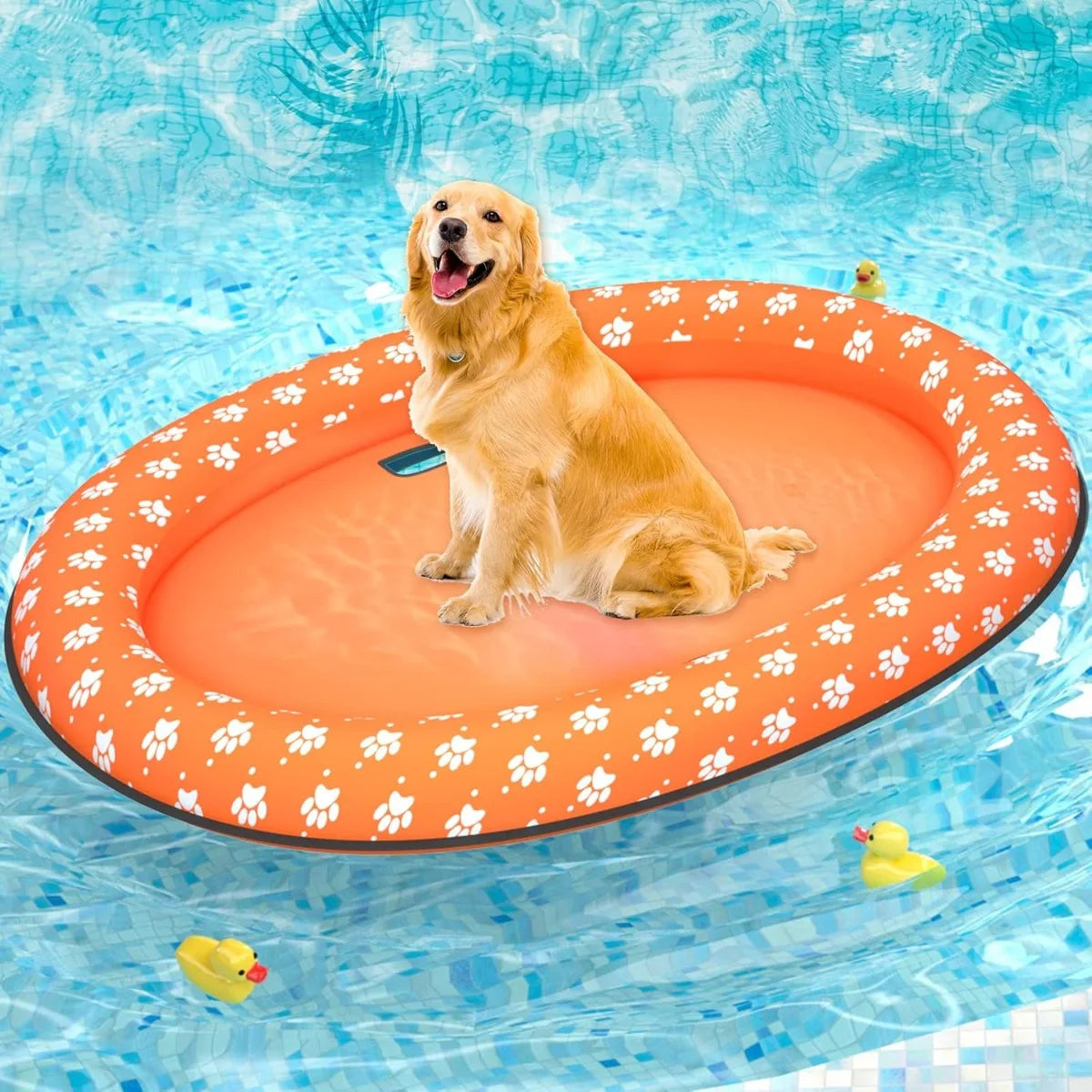 HYDROPAWS Aufblasbares Hundefloß