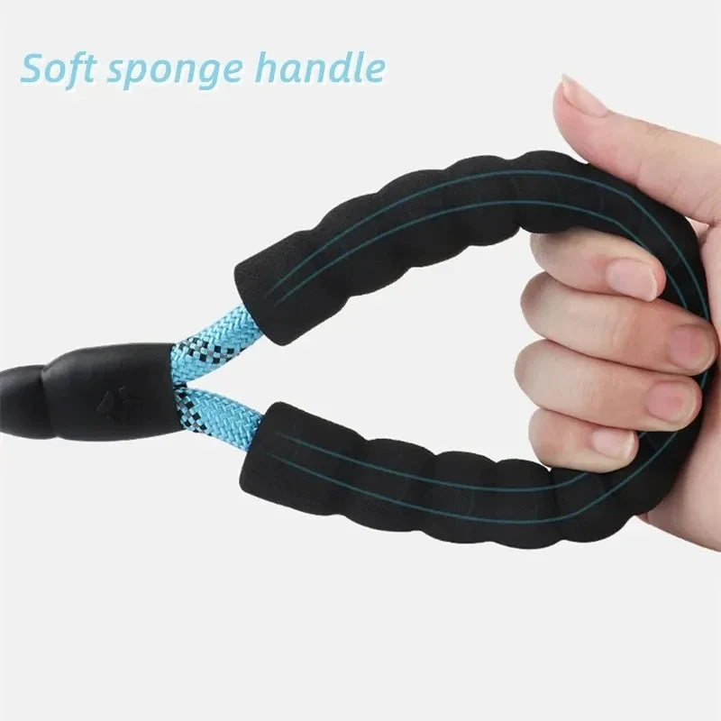 Reflektierende Nylon-Hundeleine 150 cm – Komfort & Sichtbarkeit