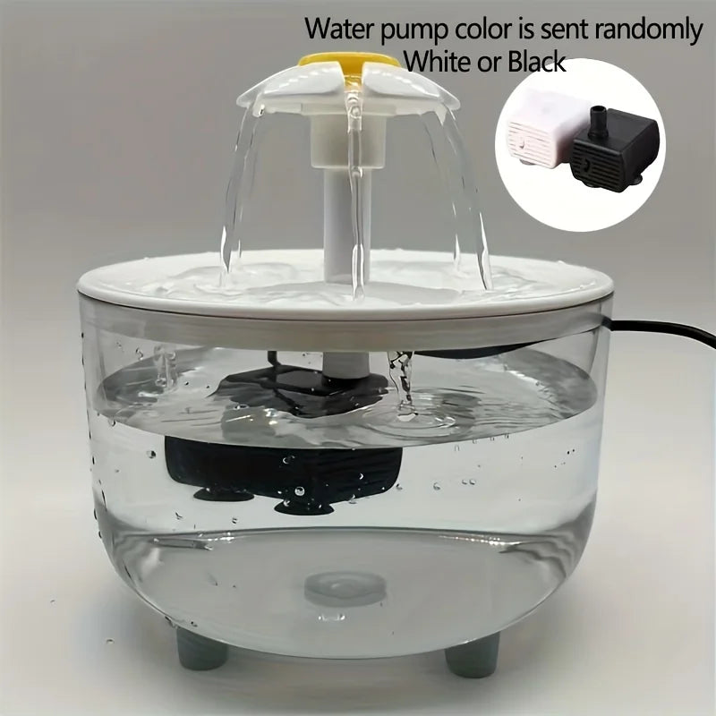 USB-Katzenbrunnen 1L – Leiser Trinkbrunnen mit Filter für Haustiere