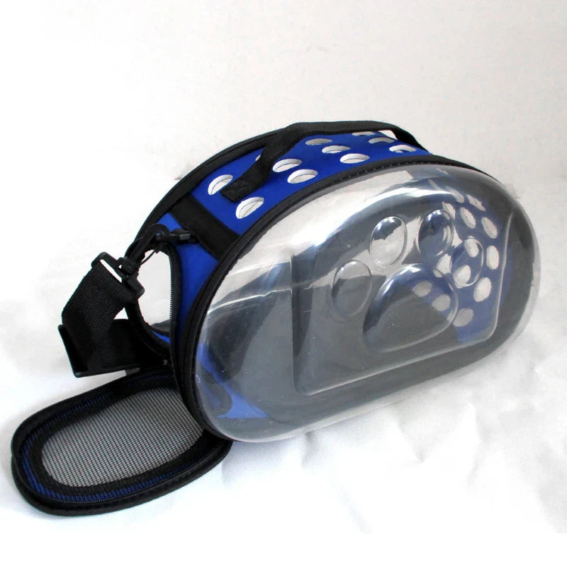 Transparenter Haustierrucksack aus PVC/EVA – Atmungsaktive Tragetasche