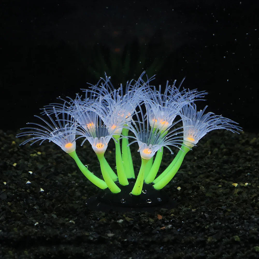 Fluoreszierende künstliche Korallendekoration