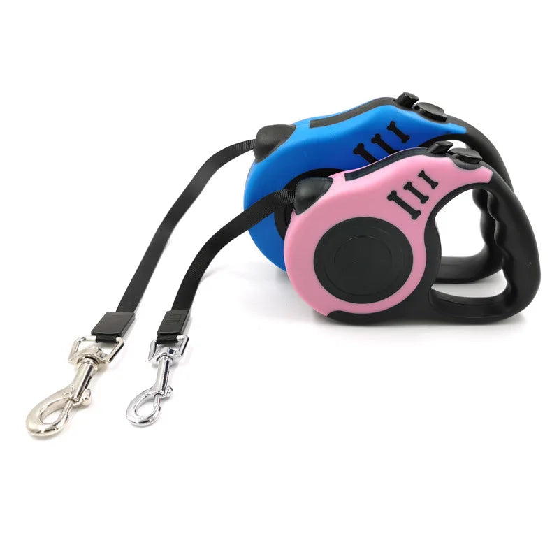 Einziehbare Hundeleine 3 m oder 5 m – Nylon
