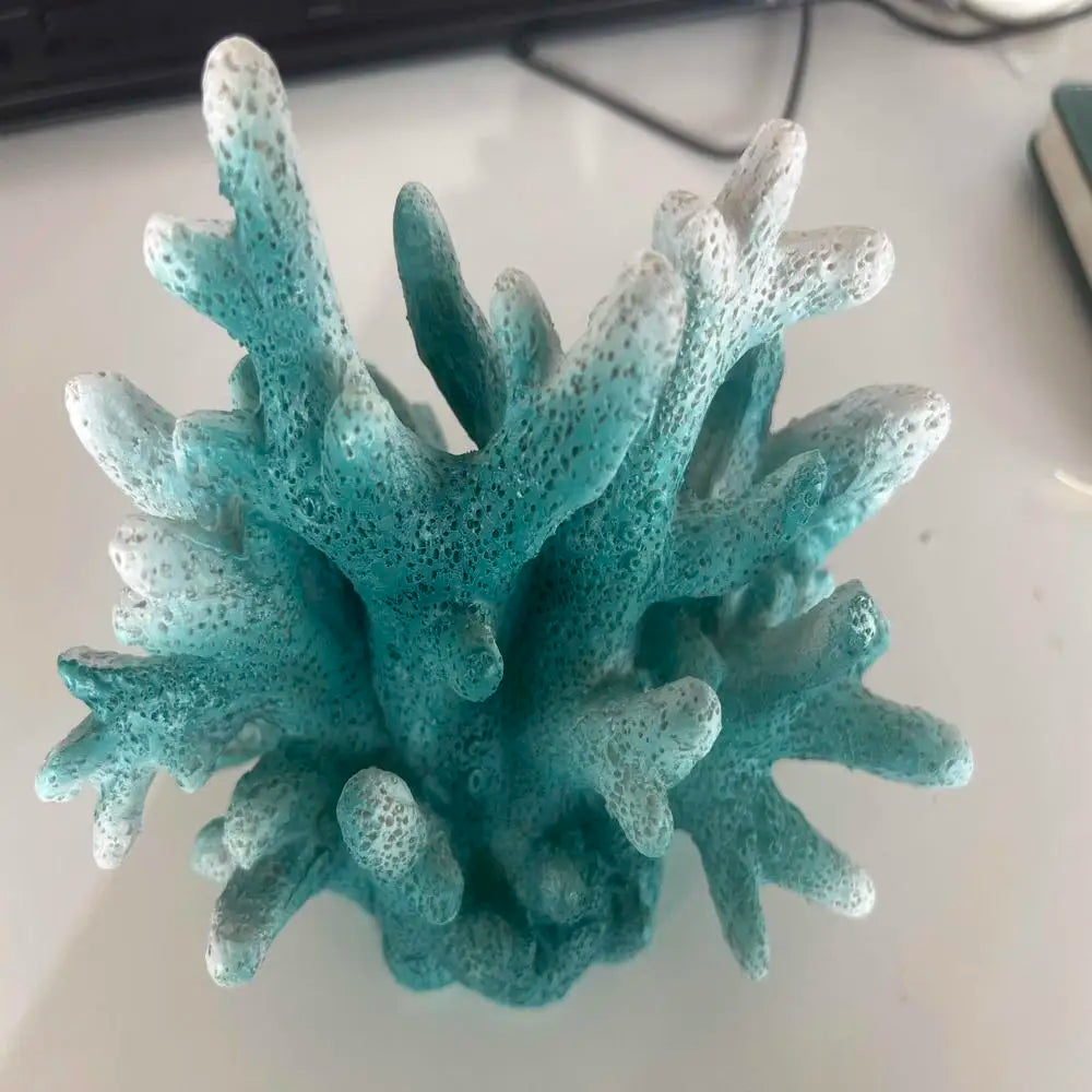 Korallenriff-Aquarienornament aus Harz