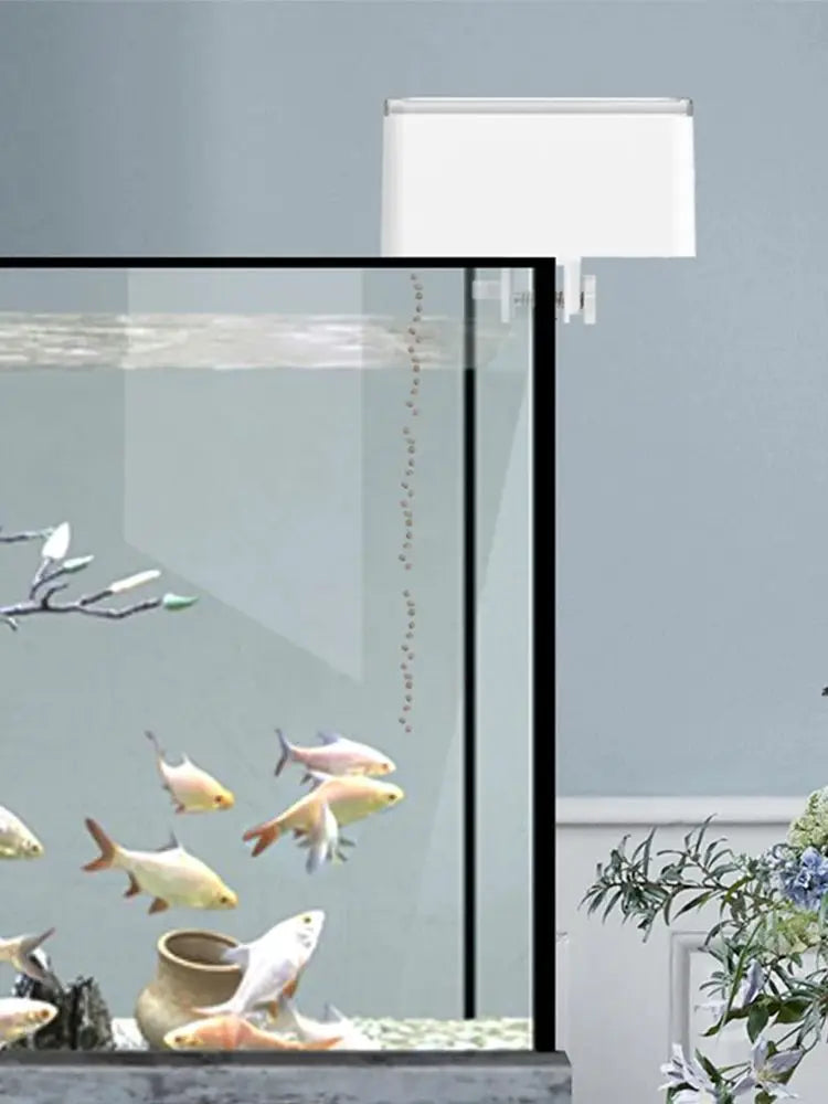 Aquariumfilter – geräuschloser Schwammfilter mit Sauerstoffpumpe – ABS