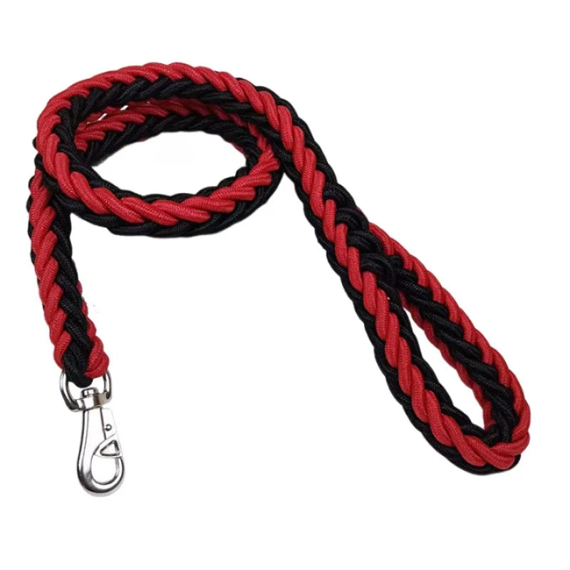 Robuste Nylon-Hundeleine 115 cm – geflochten für große Hunde