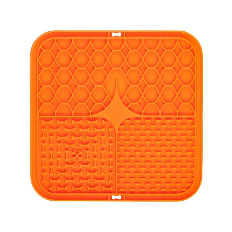 Silikon-Leckmatte für Hunde– Slow Feeder & Badafleiding, 25×15 cm