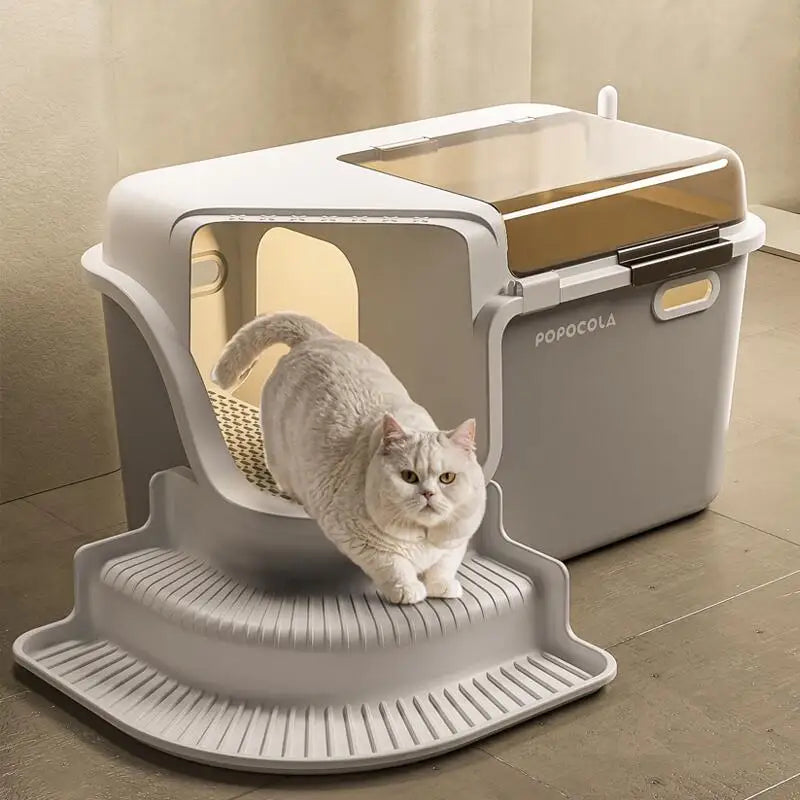 FazziKat Deluxe Katzentoilet mit Korridor-Design