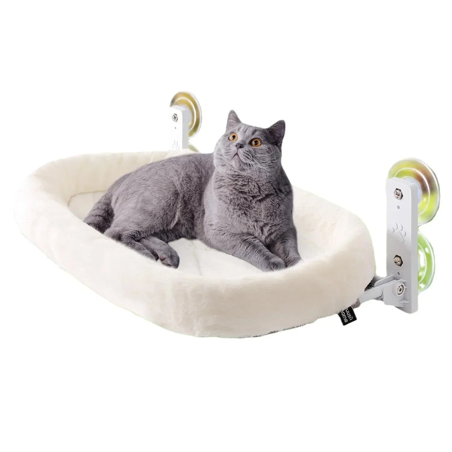 Kabellose Katzen-Fensterhängematte – Saugnapf – Tragkraft: 18 kg