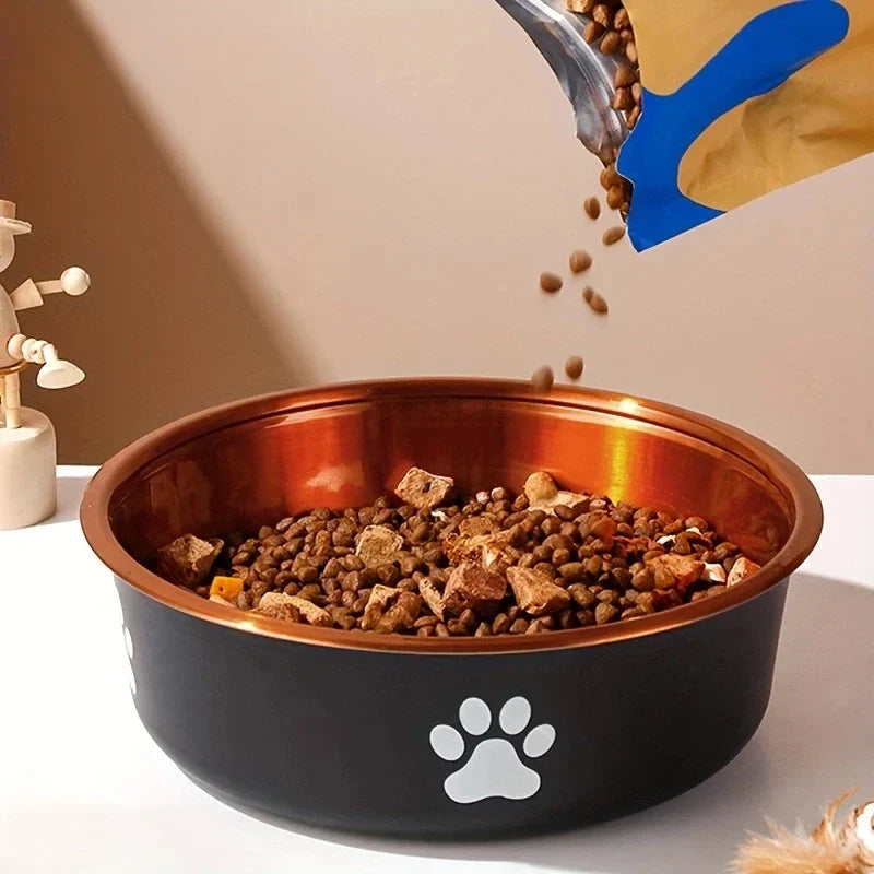 Futternapf aus Edelstahl für Hunde und Katzen – rutschfest, rostfrei