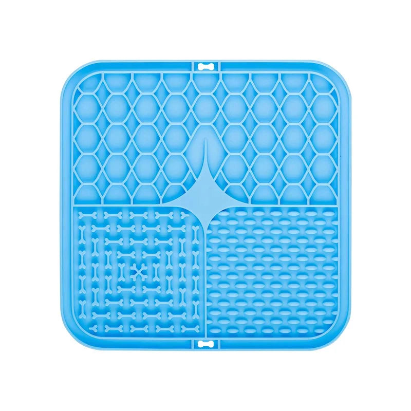 Silikon-Leckmatte für Hunde– Slow Feeder & Badafleiding, 25×15 cm