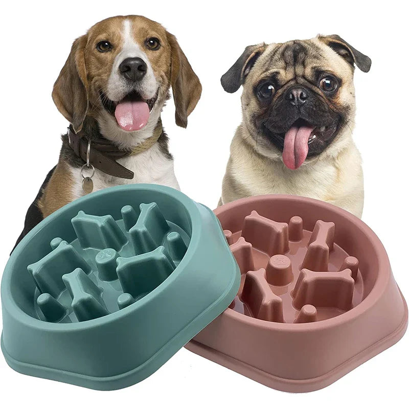 Fressnapf mit Anti-Schlingen-Funktion – BPA-freier Kunststoff, Ø 20 cm, Blau
