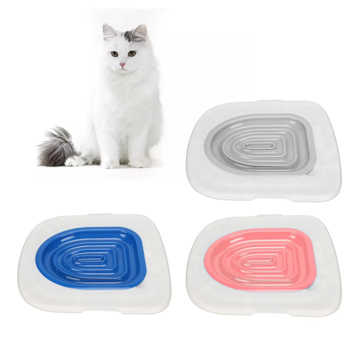 Universelles Katzenstreu-Trainingsset aus ABS – abnehmbar, langlebig, sicher