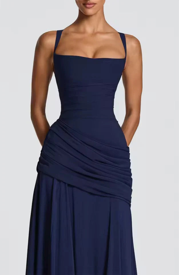 Élanora Damen Maxikleid mit Herzausschnitt | Elegantes Fit & Flare Abendkleid