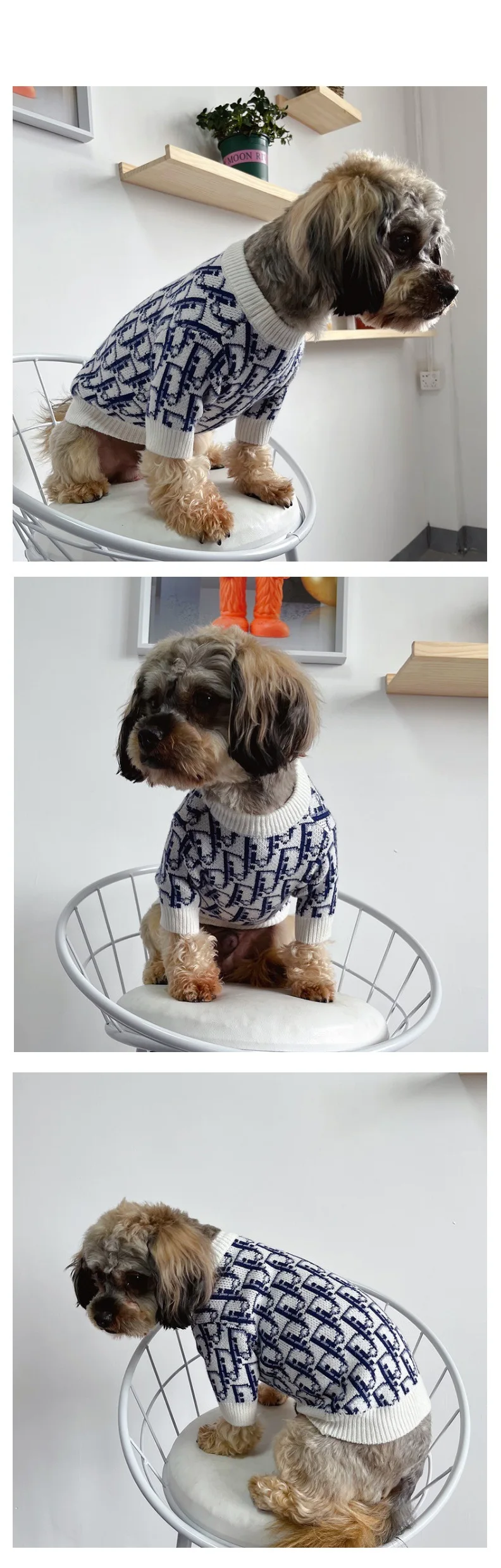 WarmPaw Strickpullover für Hunde und Katzen