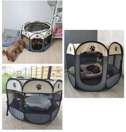 PAW-DOME Tragbares Faltbares OctaPet Zelt