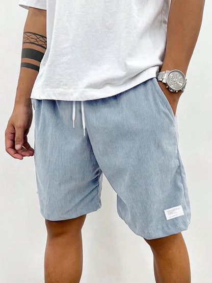 Westbrook Herren Stretch Cord Shorts | Bequeme Leichte Freizeithose für den Sommer