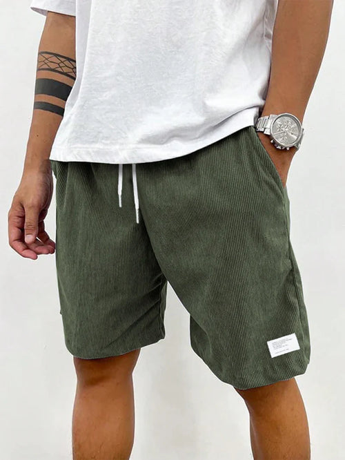 Westbrook Herren Stretch Cord Shorts | Bequeme Leichte Freizeithose für den Sommer