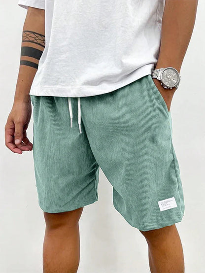 Westbrook Herren Stretch Cord Shorts | Bequeme Leichte Freizeithose für den Sommer